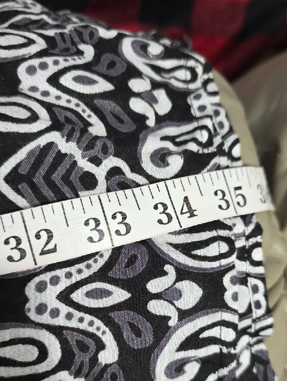 Koy Resort Women's Beach‎ Cover Up Tunic Black/Gray/White Pattern Block Sz L EUC